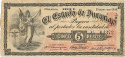 5 Pesos MEXIQUE  1914 PS.0732a TB