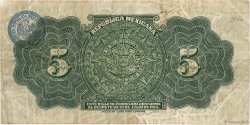 5 Pesos MEXIQUE  1915 PS.0685a TB
