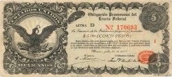5 Pesos MEXIQUE  1914 PS.0714