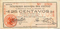 25 Centavos MEXIQUE  1913 PS.0551j TTB