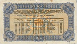 1000 Leva BULGARIE  1943 P.067I pr.TTB