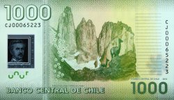 1000 Pesos CHILI  2012 P.161var NEUF