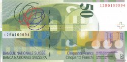 50 Francs SUISSE  2012 P.71e FDC