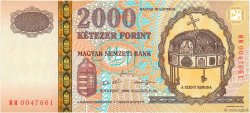 2000 Forint UNGHERIA  2000 P.186a FDC