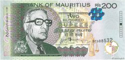 200 Rupees MAURITIUS  2013 P.61b UNC