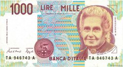 1000 Lire ITALY  1990 P.114a XF