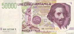 50000 Lire ITALY  1992 P.116a