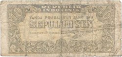 10 Sen INDONESIA 1945 P.015a