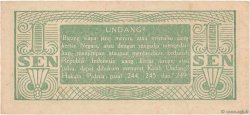 1 Sen INDONÉSIE  1945 P.013 SPL