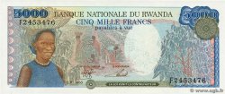 5000 Francs RWANDA  1988 P.22a