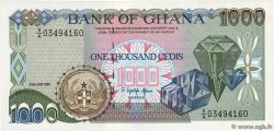 1000 Cedis GHANA  1993 P.29b UNC-