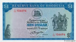 1 Dollar RHODESIA  1978 P.34c