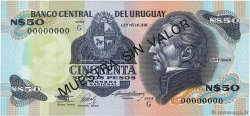 50 Nuevos Pesos Spécimen URUGUAY  1989 P.061As