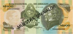 100 Nuevos Pesos Spécimen URUGUAY  1987 P.062As
