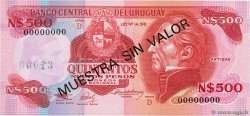 500 Nuevos Pesos Spécimen URUGUAY  1991 P.063As