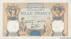 1000 Francs CÉRÈS ET MERCURE type modifié FRANCE  1939 F.38.39