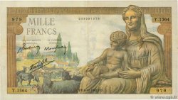 1000 Francs DÉESSE DÉMÉTER FRANCIA 1942 F.40.08