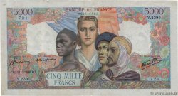 5000 Francs EMPIRE FRANÇAIS FRANKREICH  1946 F.47.54