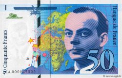 50 Francs SAINT-EXUPÉRY FRANCE  1992 F.72.01aA