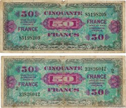 50 Francs FRANCE Lot FRANCE  1945 VF.24.01/02