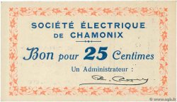 25 Centimes FRANCE régionalisme et divers Chamonix 1918 JP.74-15