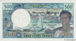 500 Francs NOUVELLES HÉBRIDES 1970 P.19a NEUF