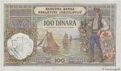 100 Dinara MONTENEGRO 1941 P.R13b XF+