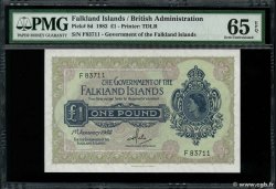 1 Pound ÎLES FALKLAND 1982 P.08d