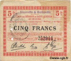 5 Francs FRANCE Regionalismus und verschiedenen  1917 JP.02-0004.SQG