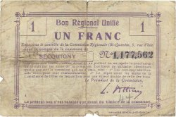 1 Franc FRANCE régionalisme et divers  1916 JP.02-0173.BRU B