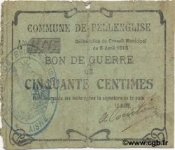 50 Centimes FRANCE régionalisme et divers  1915 JP.02-0176 TB