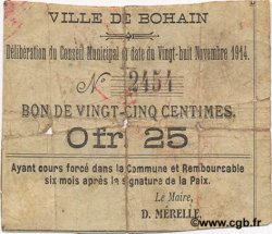 25 Centimes FRANCE régionalisme et divers  1914 JP.02-0246 B