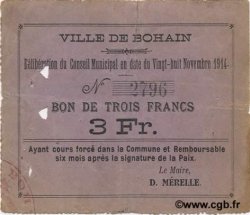 3 Francs FRANCE régionalisme et divers  1914 JP.02-0250 TB+