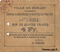 4 Francs FRANCE régionalisme et divers  1915 JP.02-0254 TTB