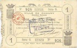 1 Franc FRANCE régionalisme et divers  1914 JP.02-0465 SUP
