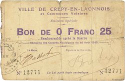 25 Centimes FRANCE régionalisme et divers  1915 JP.02-0545 TB