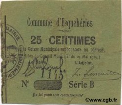 25 Centimes FRANCE Regionalismus und verschiedenen  1915 JP.02-0654