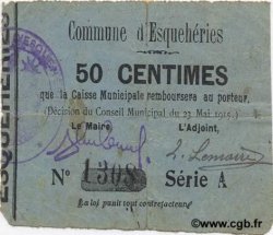 50 Centimes FRANCE régionalisme et divers  1915 JP.02-0655 TB