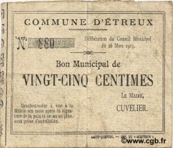 25 Centimes FRANCE régionalisme et divers  1915 JP.02-0762 TB+
