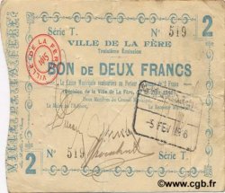 2 Francs FRANCE regionalismo y varios  1915 JP.02-0801