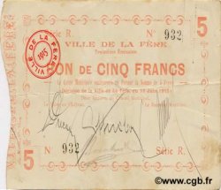 5 Francs FRANCE régionalisme et divers  1915 JP.02-0802 TTB