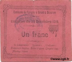 1 Franc FRANCE regionalismo y varios  1914 JP.02-0870 MBC