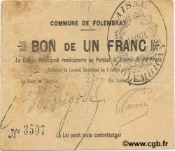 1 Franc FRANCE régionalisme et divers  1915 JP.02-0923