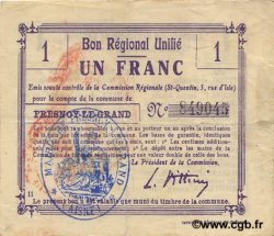 1 Franc FRANCE régionalisme et divers  1916 JP.02-1021.BRU