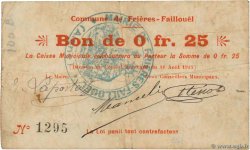 25 Centimes FRANCE regionalism and miscellaneous Frières-Faillouël 1915 JP.02-1025 F-