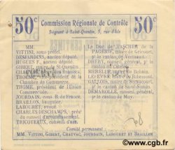50 Centimes FRANCE régionalisme et divers  1916 JP.02-1074.BRU pr.NEUF