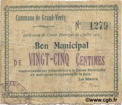 25 Centimes FRANCE régionalisme et divers  1915 JP.02-1077 TB