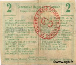 2 Francs FRANCE régionalisme et divers  1916 JP.02-1100.BRU TTB