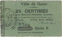 25 Centimes FRANCE régionalisme et divers  1915 JP.02-1105 TB