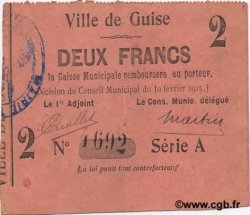 2 Francs FRANCE regionalismo y varios  1915 JP.02-1108